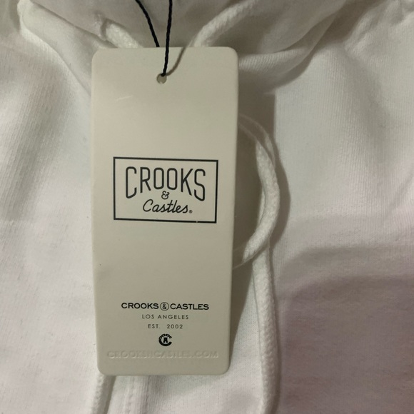 Crooks & Castles White Shorts - Picture 4 of 4